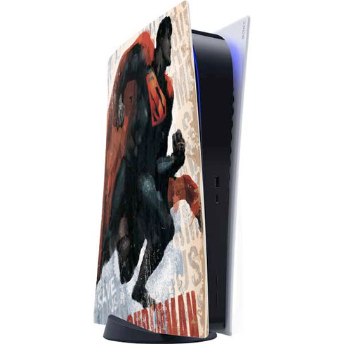 DC Comics Superman Color Sketch PS5 Digital Edition Console Skin